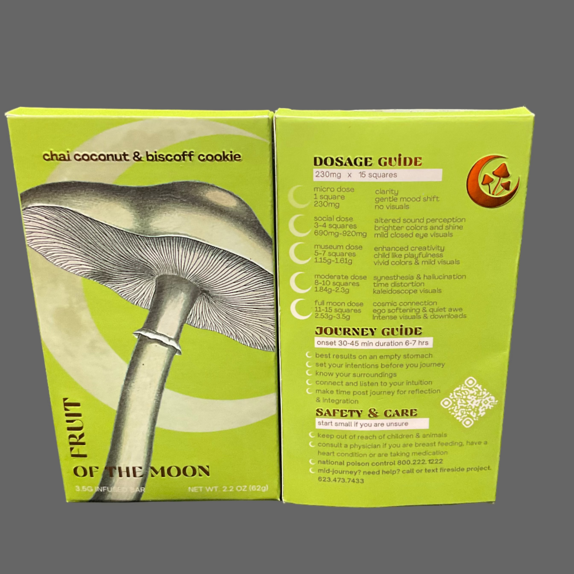 Chai Coconut and Biscoff Cookie from Fruit of the Moon Fungi